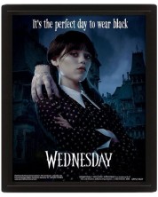 3D плакат с рамка Pyramid Television: Wednesday - Wednesday Perfect Day