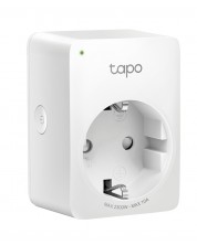 Смарт контакт TP-Link - Tapo P100, бял