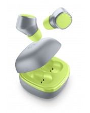 Безжични слушалки Cellularline - Evade, TWS, Lime