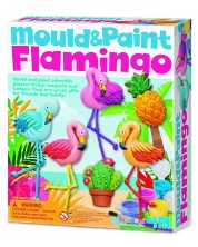 Творчески комплект 4M Mould And Paint - Оформи и оцвети,  Фламинго