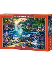 Пъзел Castorland от 1500 части - Рай в Джунглата