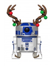 Фигура Funko Pop! Star Wars: Holiday R2-D2 with Antlers (Bobble-Head), #275 -1