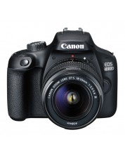 DSLR фотоапарат Canon EOS - 4000D, EF-S 18-55-mm DC, черен -1