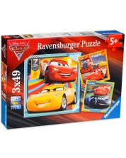 Пъзел Ravensburger от 3 x 49 части - Колите