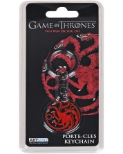 Ключодържател ABYstyle Television: Game of Thrones - Targaryen (black & red) -1