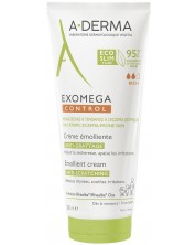 A-Derma Exomega Control Емолиентен крем против разчесване, 200 ml