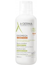 A-Derma Exomega Control Емолиентен балсам срещу разчесване, 400 ml -1