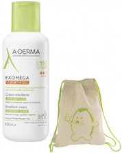 A-Derma Exomega Control Емолиентен крем против разчесване, 400 ml -1