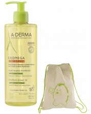 A-Derma Exomega Control Емолиентно душ олио срещу разчесване, 500 ml -1