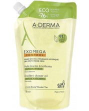 A-Derma Exomega Control Емолиентно душ олио срещу разчесване, пълнител, 500 ml -1