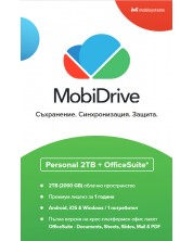 Абонамент Mobisystems - MobiDrive Cloud, 2TB, 1 година -1