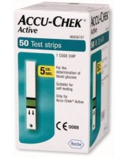 Accu-chek Active Тест ленти за кръвна захар, 50 броя -1