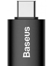 Адаптер Baseus - Ingenuity, USB-C/USB-A, черен