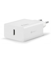 Зарядно устройство ttec - SmartCharger PD Travel, USB-C, 18W, бяло -1