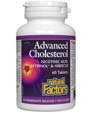 Advanced Cholesterol, 60 таблетки, Natural Factors