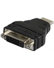 Адаптер Vivanco - 45454, HDMI/DVI-D, черен -1