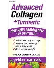 Advanced Collagen + Turmeric, 30 мини каплети, Webber Naturals -1
