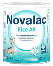 Адаптирано мляко Novalac Rice AR - За специални цели, 400 g -1