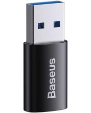 Адаптер Baseus - Ingenuity OTG, USB-A/USB-C, черен -1
