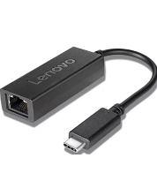 Адаптер Lenovo - USB-C/RJ45, черен