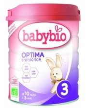Адаптирано мляко Babybio - Optima 3, 800 g