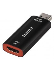 Адаптер Hama - 74257, HDMI/USB, черен -1