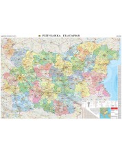 Административна карта на България (1:380 000) -1
