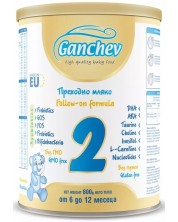 Адаптирано мляко Ganchev - Синбиотик 2, 800 g -1