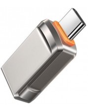 Адаптер Xmart - OTG, USB-A/USB-C, сребрист