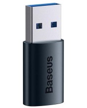 Адаптер Baseus - Ingenuity, USB-A/USB-C, тъмносин -1