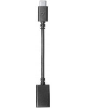 Адаптер Cellularline - 3731, USB-С/USB-A, черен