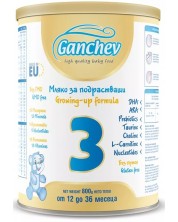 Адаптирано мляко Ganchev 3 - С пробиотик, 800 g -1