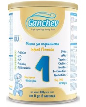 Адаптирано мляко Ganchev - Синбиотик 1, 800 g