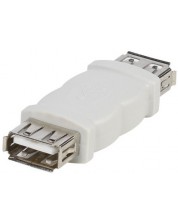 Адаптер Vivanco - 45262, USB-А/USB-А, бял