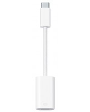 Адаптер Apple - muqx3zm/a, USB-C/Lightning, бял