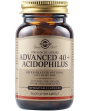 Advanced 40+ Acidophilus, 60 растителни капсули, Solgar