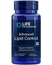 Advanced Lipid Control, 60 веге капсули, Life Extension -1