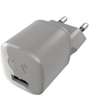 Зарядно устройство Fresh N Rebel - Mini, USB-A, 12W, сиво -1