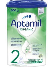 Преходно мляко Aptamil - Organic 2, 6-12 месеца,  опаковка 800 g
