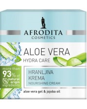 Afrodita Cosmetics Подхранващ крем за лице с алое вера, 50 ml