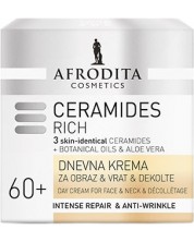 Afrodita Ceramides Rich Дневен крем за лице, 60+, 50 ml