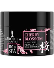 Afrodita 100% SPA Cherry Blossom Захарен ексфолиант за тяло, 175 g -1