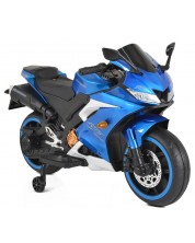 Акумулаторен мотор Moni - Motocross, син металик -1
