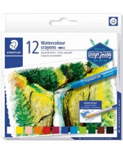 Акварелни пастели Staedtler Design Journey - 12 цвята -1