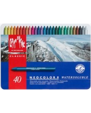 Акварелни пастели Caran d'Ache Neocolor II - 40 цвята -1