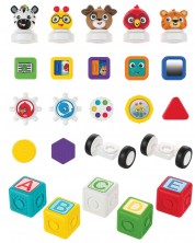 Активна играчка Baby Einstein - Кубчета, Connect & Create, 24 части