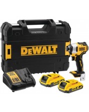 Акумулаторен ударен винтоверт DeWALT - DCF809D2T-QW, 2x2.0 Ah