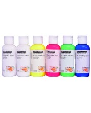 Акрилни бои Art Ranger - 6 флуоресцентни цвята, 100 ml -1