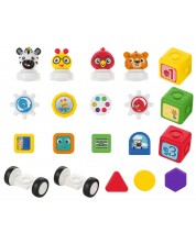 Активна играчка Baby Einstein - Кубчета, Click & Create, 20 части