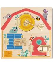 Активна дъска Tooky Toy - Къща с ключалки -1
